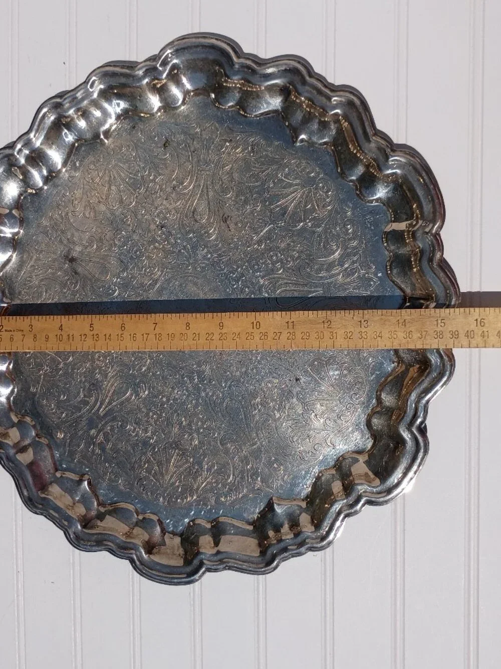 Vintage Silverplate Serving Tray Platter 16